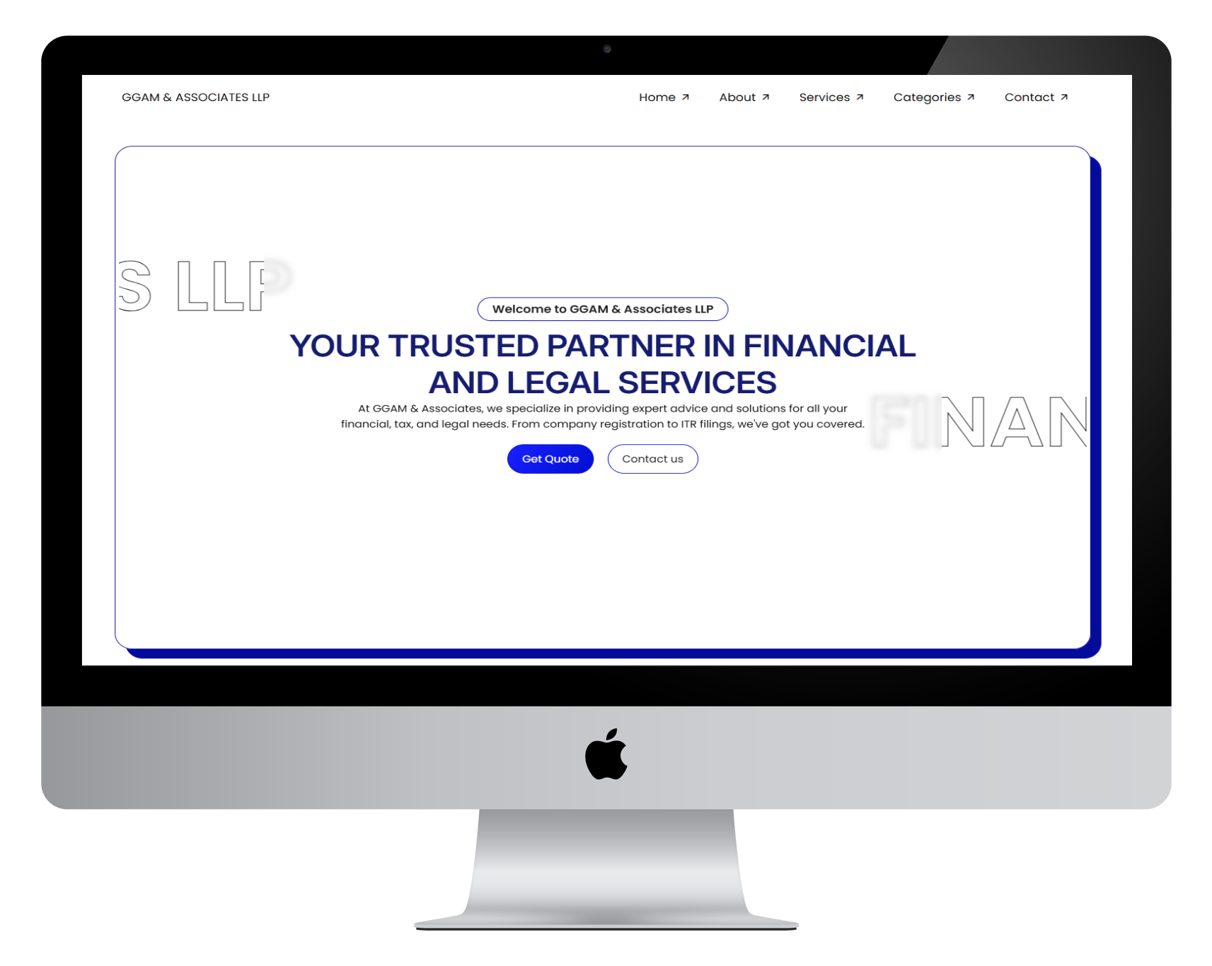 GGAM LLP Website Preview